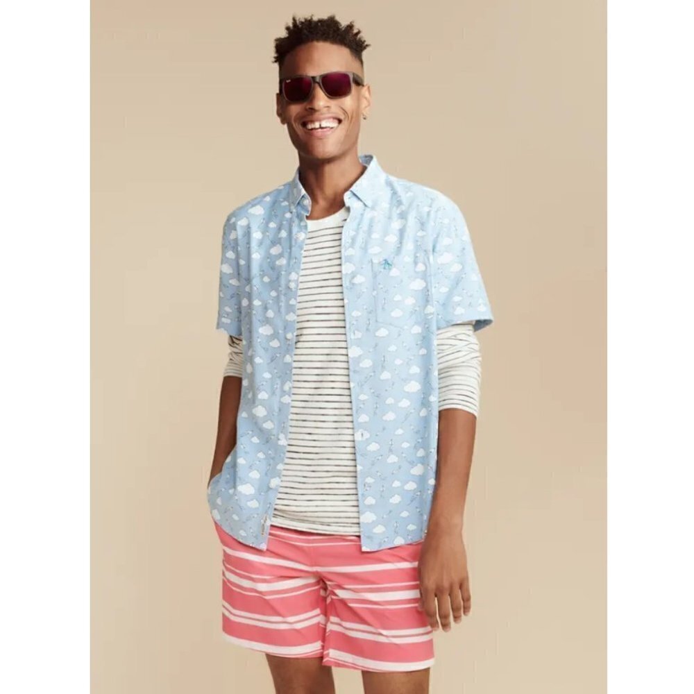 ORIGINAL PENGUIN Cloud Print Oxford Shirt